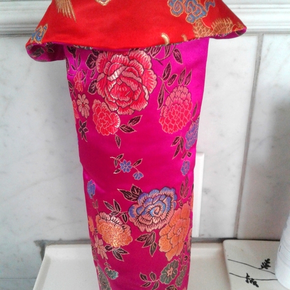 Chinese Brocade wine bottle gift bag - Picture 2 of 6